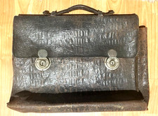 Antiker Ranzen Schulranzen Tasche Schultasche aus Leder um 1900