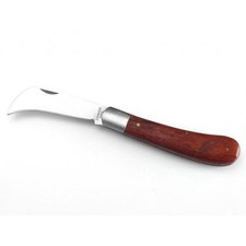 Pilzmesser Holzgriff braun