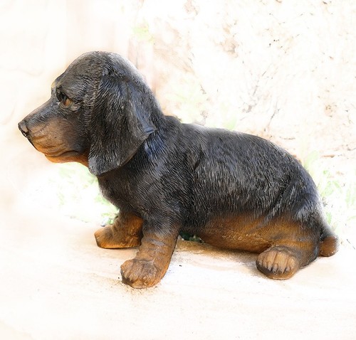 Dekofigur figur hund dackel - dekofigur,