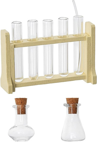 Reagenzglasgestell aus holz - reagenzglasgestell,