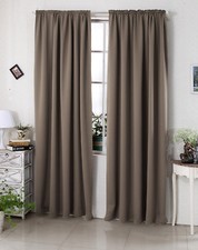 WOLTU 2x Gardinen Vorhänge