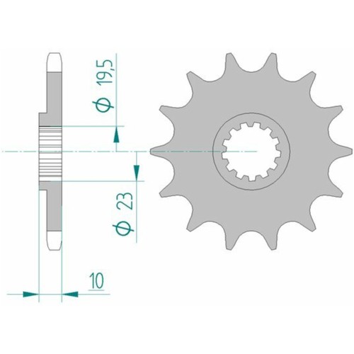 Afam standard stahlritzel - afam,