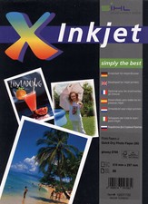 SIHL Fotopapier 100 Blatt Inkjet A6 10x15 (102 x 152mm) HOCHGLANZ 280g PREMIUM