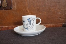 Saeco Body Talk Arzberg Espressotasse Unterteller Eric Andersen blau