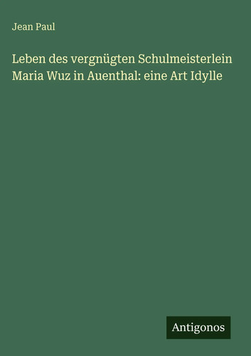 Jean paul leben des - |,
