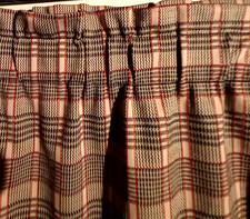 H&M DIVIDED Minirock Gummizug beige-rot-schwarz kariert Gr. M Neu