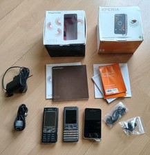 Drei simlockfreie Handys Sony Ericsson *Cybershot K800i, K770, Xperia active*