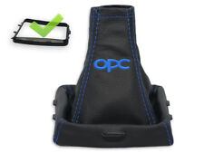 SCHALTMANSCHETTE FUR OPEL VECTRA C SIGNUM SCHALTSACK STICKEREI opc BLAU + RAHMEN