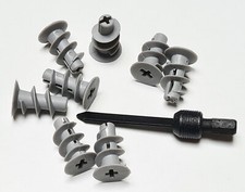 100 Stück Gipskartondübel Rigips Dübel Set Hohlraumdübel +Setzwerkzeug Sortiment