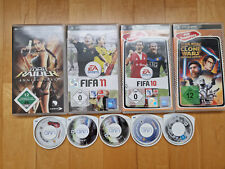 PSP Playstation Bundle Spielesammlung Leere Hüllen FIFA Star Wars Racer Splinter
