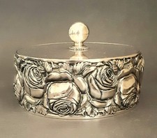 Silber 800 Dose JOSEF M. LOCK 1913_ Bruckmann_Jugendstil