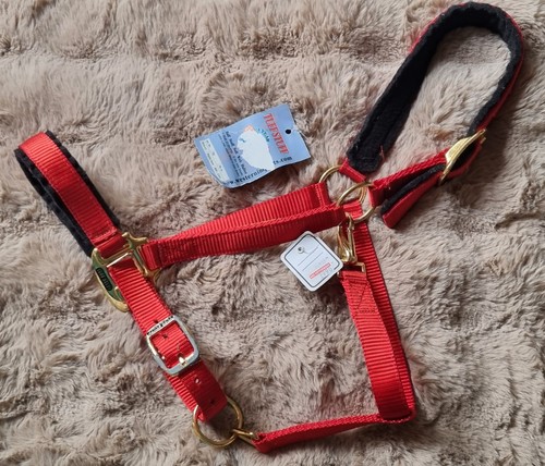 Tuff stuff pferdehalfter rot - tuff,