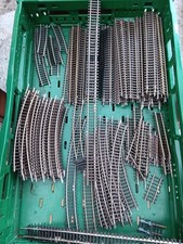 Roco ca. 100 Teile Gleise  Konvolut  Gerade und Bogen