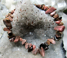 RHODONIT  Edelstein-Armband