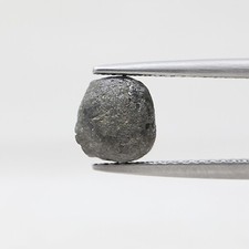 Groß Ungeschnitten Diamant 2.38tcw Schwarz Grau Funkelnde Natur Irregular Form