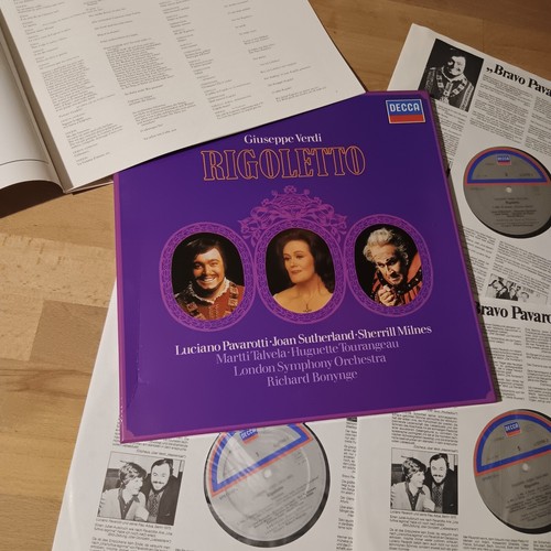Rigoletto pavarotti vinyl - pavarotti, lp