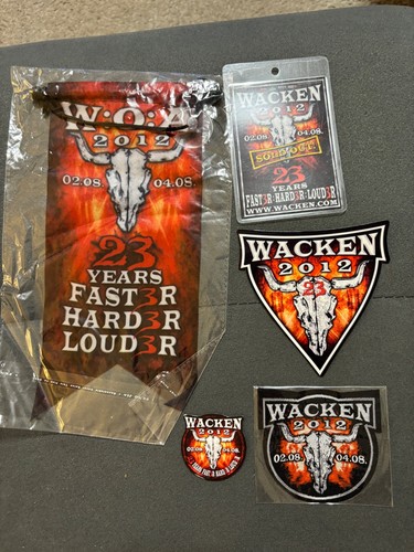 Wacken 2012 aufkleber wimpel - 2012, ,