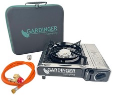 Universal Kartuschen Kocher Safety Camp Allgas einflammig mit Piezo - GARDINGER 