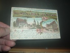 AK Gruss aus Spielbach ( Schrozberg ), Org. Litho, gel. 1906 nach Plochingen