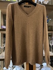 Mark Adam Damen Pullover 100% Kaschmir Gr. 38 Farbe: Beige Top Zustand!