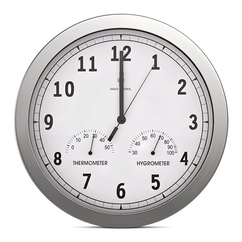 Funk wanduhr lautlos - lautlos, 30,5