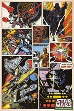 ✪ STAR WARS Poster Lucasfilm/Marvel Comics COMIC-Poster DeAgostini ca. 60x90cm