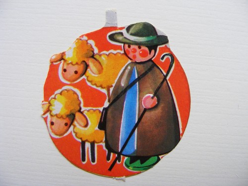 Glanzbild oblate poesiealbum - glanzbild,