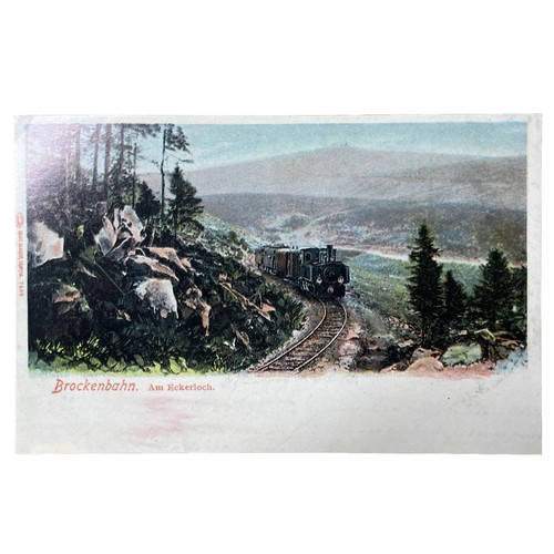 Ansichtskarte eisenbahn - ansichtskarte, ak