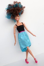 Barbie Erika Auf Beweglichen Körper Hybrid Rockstar Camp Frisiert 