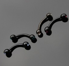 4er Set Augenbrauenpiercing