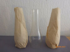 3 Glaszylinder, Wiener Zylinder, Glaskolben für Petroleumlampe - ca. 17,5  cm h