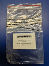 German Highend Bi-Wiring-Brücken aus LGS-Silber (4 Stück) [Zustand neuwertig]