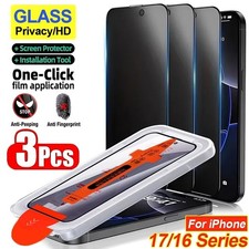Anti Spy Displayschutz für iPhone 17 16 Pro Max Privacy Schutzfolie Private Film