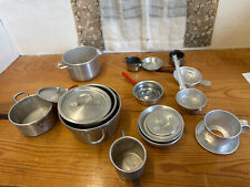 (RB)5025-4156, Konvolut altes Blech Geschirr, Spielzeug, Deko