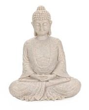 Buddha Figur sitzend 23 cm