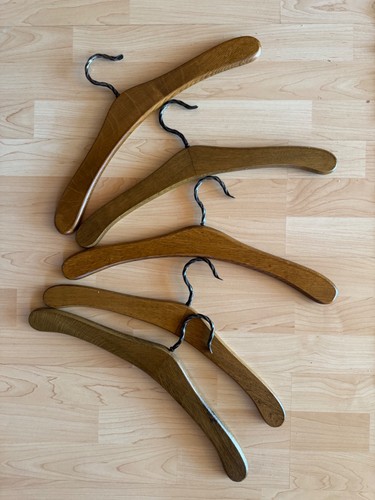 Vintage holzkleiderbügel - 5,