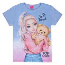 Püttmann TOPModel T-Shirt Kurzarm 75043 Mädchen hellblau 128,140,152,164 NEU