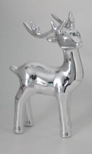 Deko Hirsch Silber