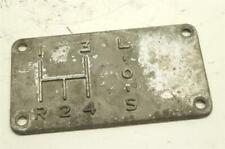 Massey Ferguson MF 30 Getriebedeckel Schaltbild