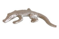 Metallfigur Krokodil 18 cm
