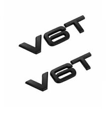 2x V6T Emblem Schwarz glänzend Schriftzug NEU für Audi A5 A6 A7 S5 S6 S7 S8