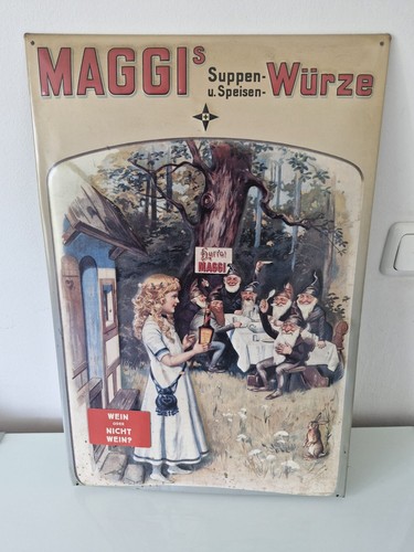 Blechschild maggi 60x40cm - blechschild,