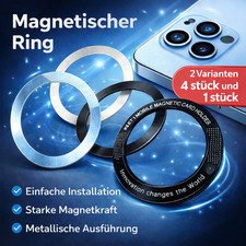 4x Magnetischer Metallring