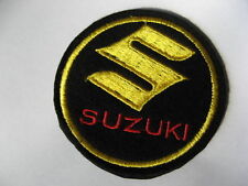 SUZUKI Markenzeichen Aufnäher bestickt Vintage Neu