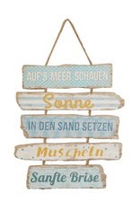 Holzschild Maritim "Auf´s