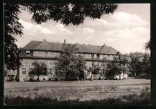 Ansichtskarte Holzweißig, Polytechnische Oberschule 