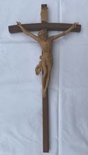 Holzkreuz Kruzifix - Jesus Am Kreuz Handgeschnitzt