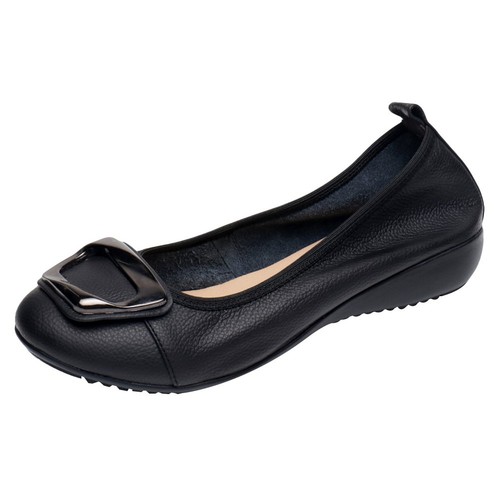 Damen echtleder komfortschuhe - echtleder,