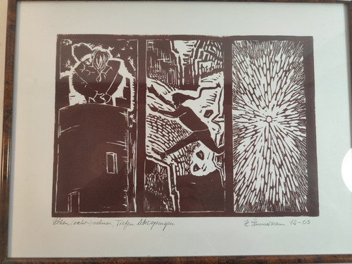Zeichnung zimmermann 12 - zeichnung, h.