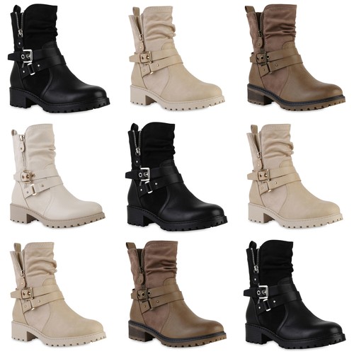 Van hill damen biker boots - biker,